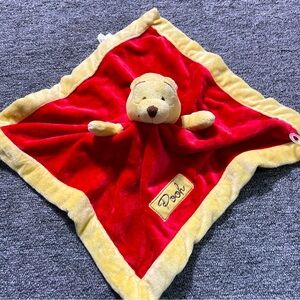 Disney Winnie The Pooh Lovey Security Blanket Unisex Soft